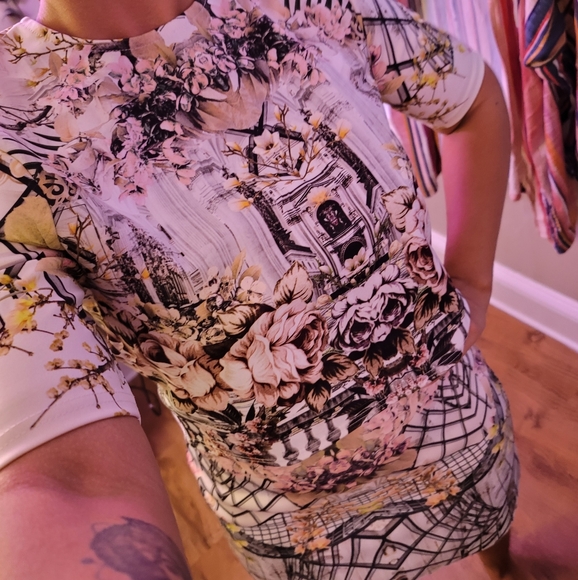 Art Deco Matching Coordinated Crop Top Skirt Set - Aeon - Picture 8 of 11